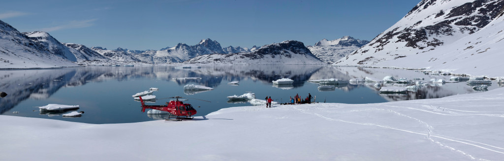 Berg Bay Heli Skiing East Greenland ©Shinsetsu Photo