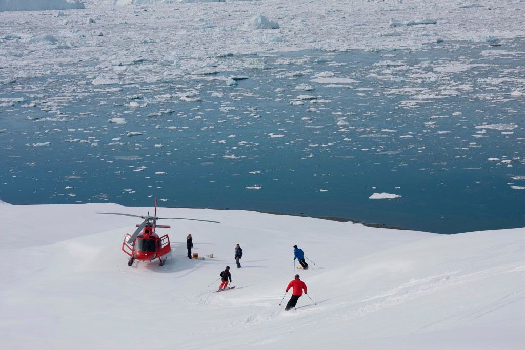 Heliskiing East Greenland ©Shinsetsu Photo