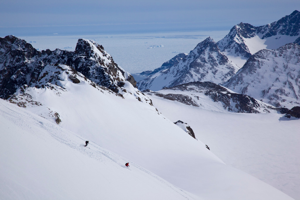 Heliskiing East Greenland ©Shinsetsu Photo