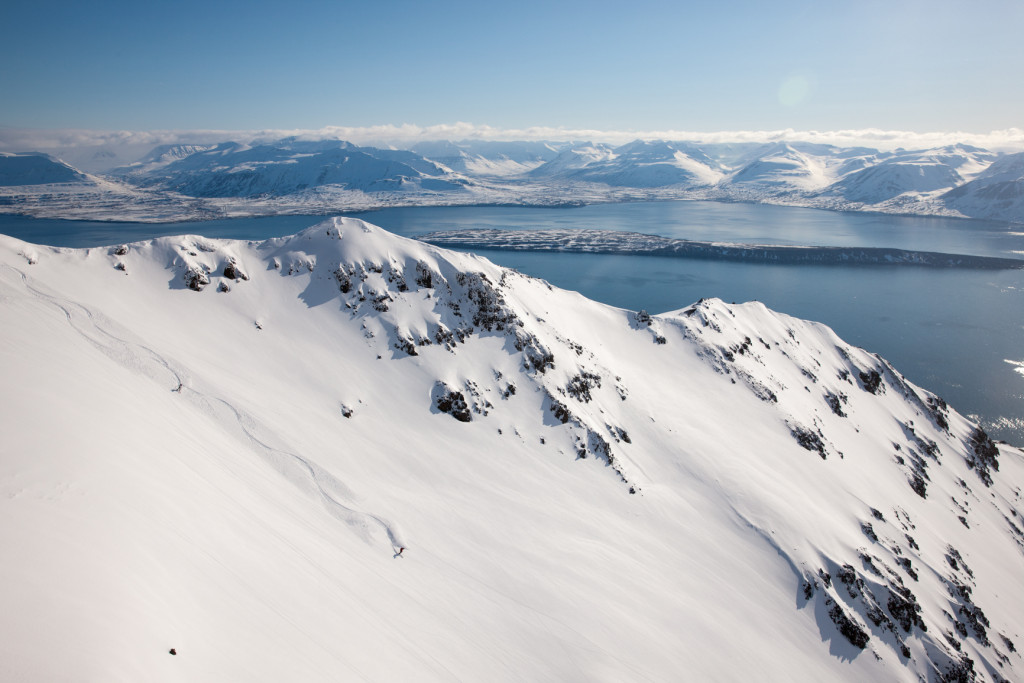 Heli Skiing in the Troll Peninsula