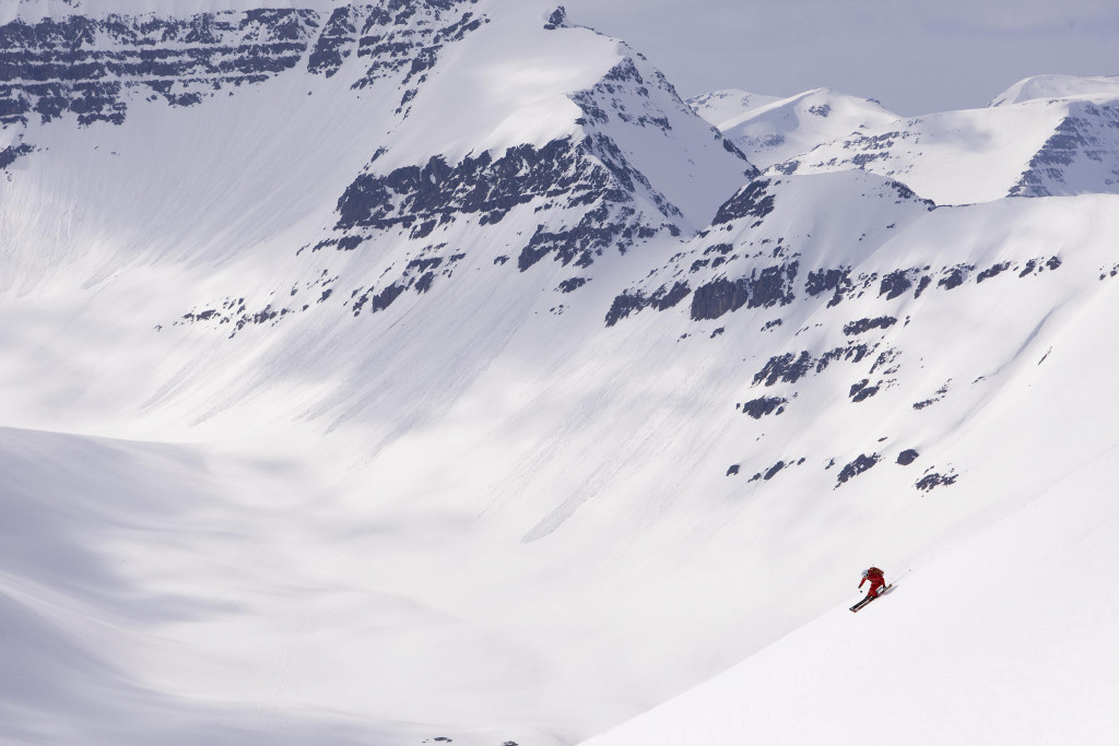 Heli-skiing with Arctic Heli Skiing in Iceland